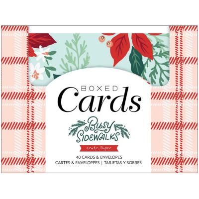 American Crafts Busy Sidewalks Boxed Cards - Karten & Umschläge farbig